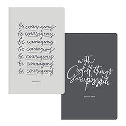BE COURAGEOUS NOTEPAD SET