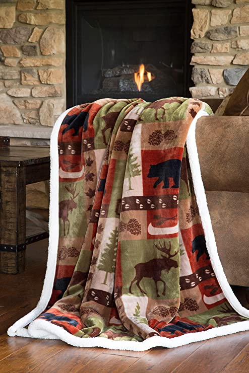 Patchwork Lodge Throw
