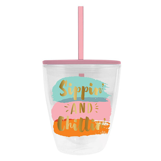 10oz Sippin and Chillin w/Straw