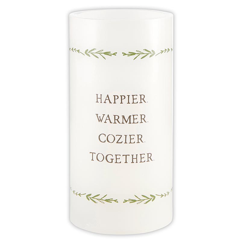 Happier Warmer Together Led Candle