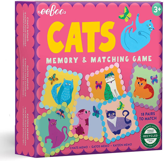 Cats Little Square Memory Game