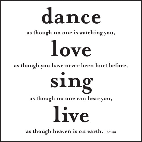 Dance Love Sing Live Magnet