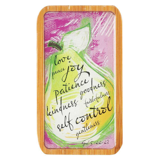 Galatians 5:22-23 Bamboo Magnet