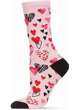 Heart Explosion Bamboo Crew Socks