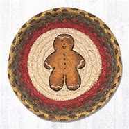 Gingerbread Jute 10" Trivet