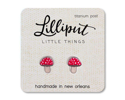 MUSHROOM EARRINGS