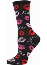 Pucker Up Kisses Crew Socks