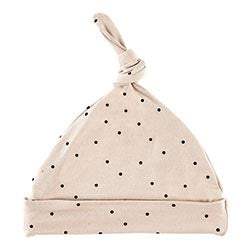 Polka Dot Knotted Baby Hat