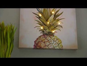 PINEAPPLE WELCOME LED CANVAS