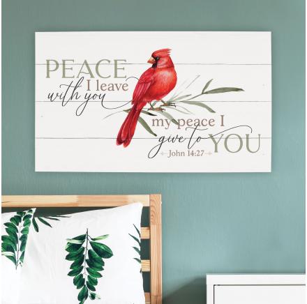 CARDINAL PEACE 14X24 Sign