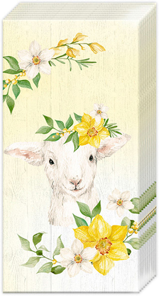 YELLOW LAMMY POCKET TISSUES
