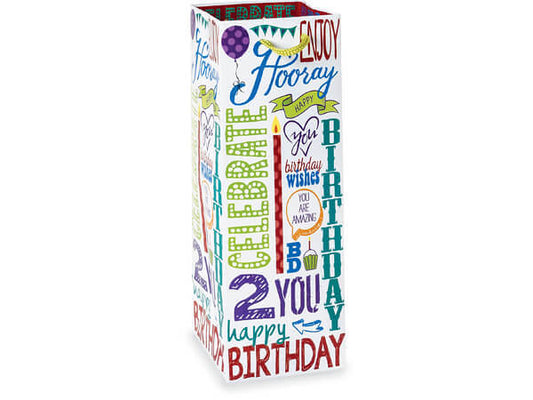 WINE Happy Birthday Giftbag