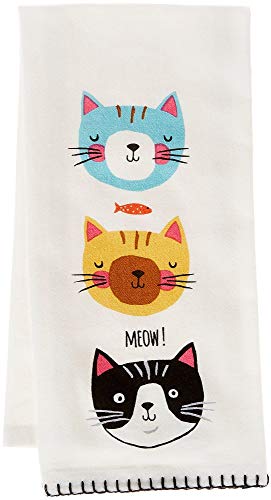 CRAZY CAT MEOW FLOUR SACK TOWEL