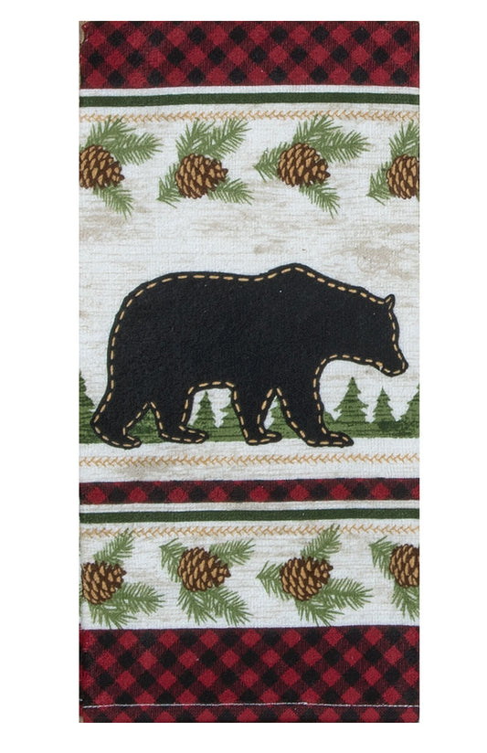 Woodland Bear Terry Towel