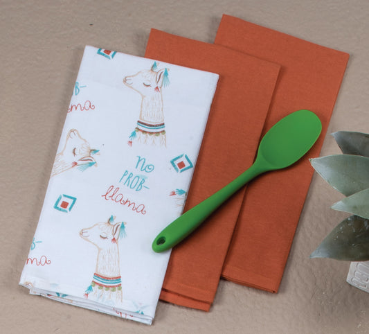 Lovely Llama 3PC FLOUR SACK Set