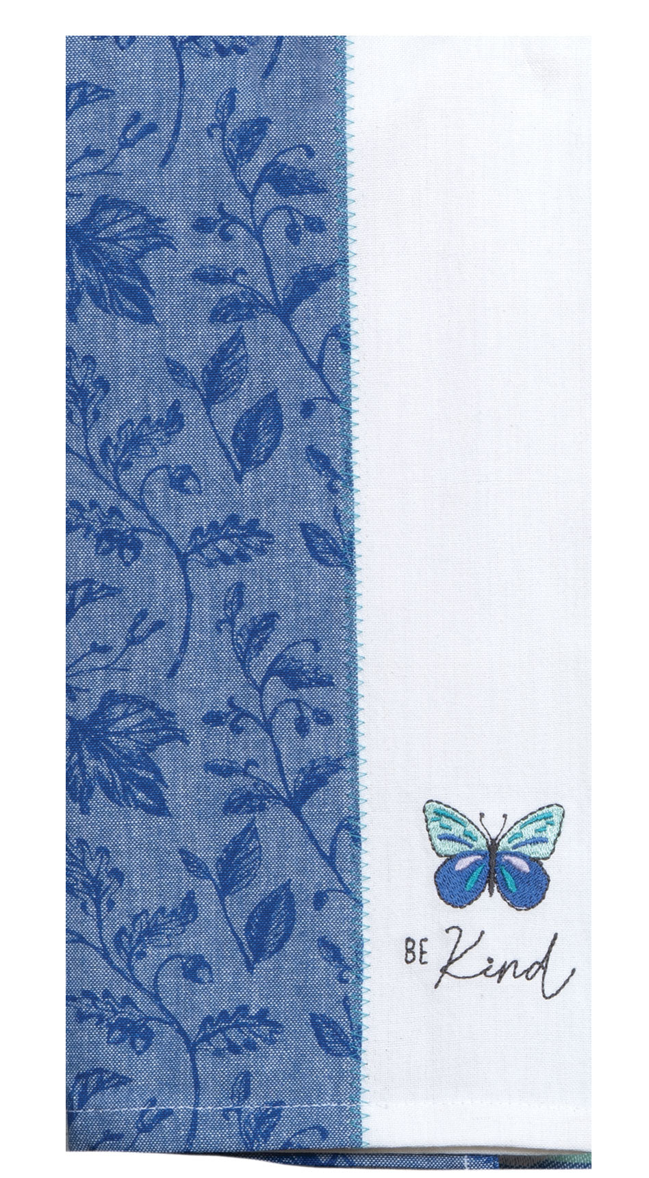 Outdoor Beauties Embroidered Tea towel
