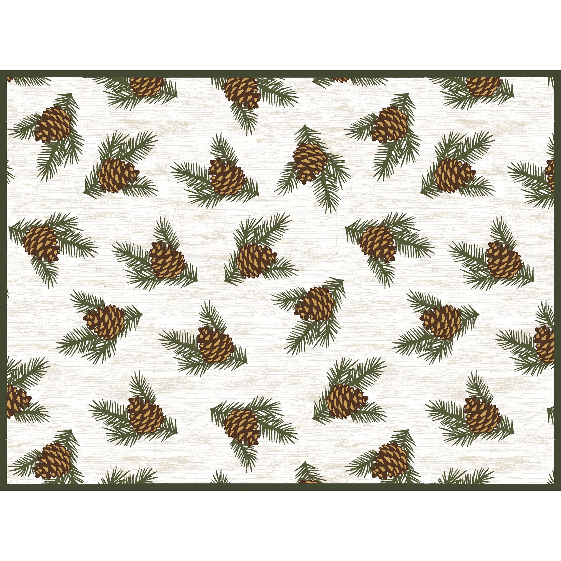 Woodland Pinecones Drying Mat