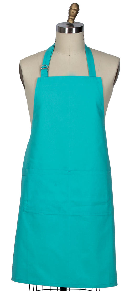 SOLID TEAL APRON