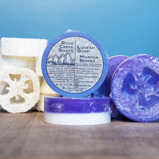 Mountain Berries Loofah Soap
