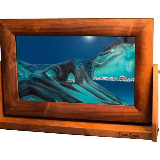 7X9 ALDER WOOD OCEAN BLUE SANDS