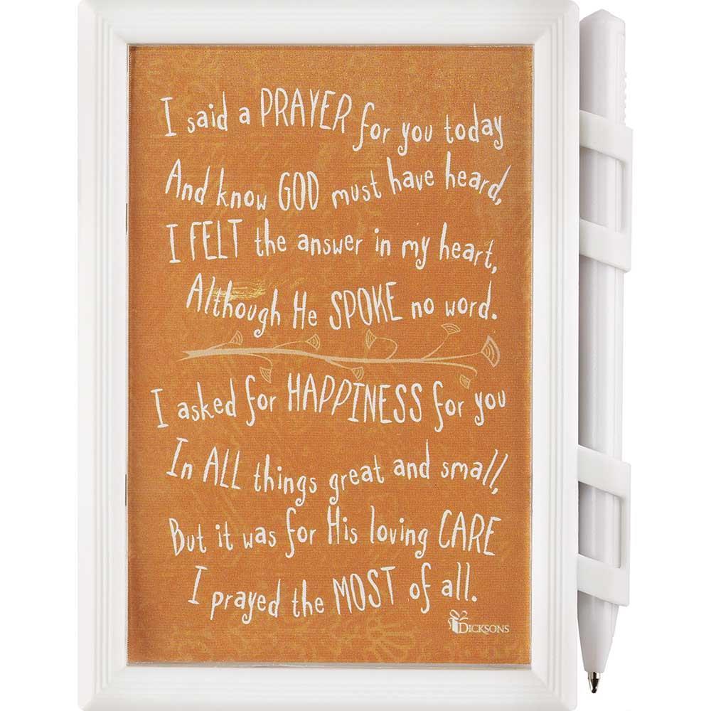 Said A Prayer Memo Pad
