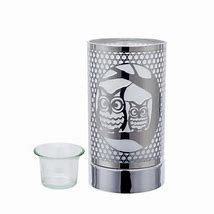 Silver Owls Table Lamp