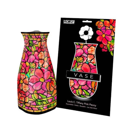 Tiffany Pink Peony Vase