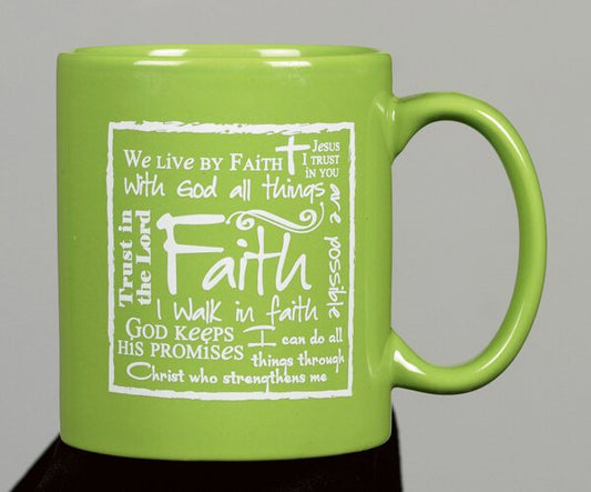 GREEN FAITH MUG
