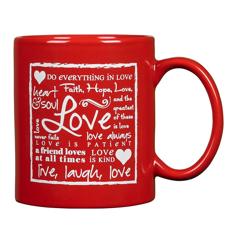 Red Love Mug
