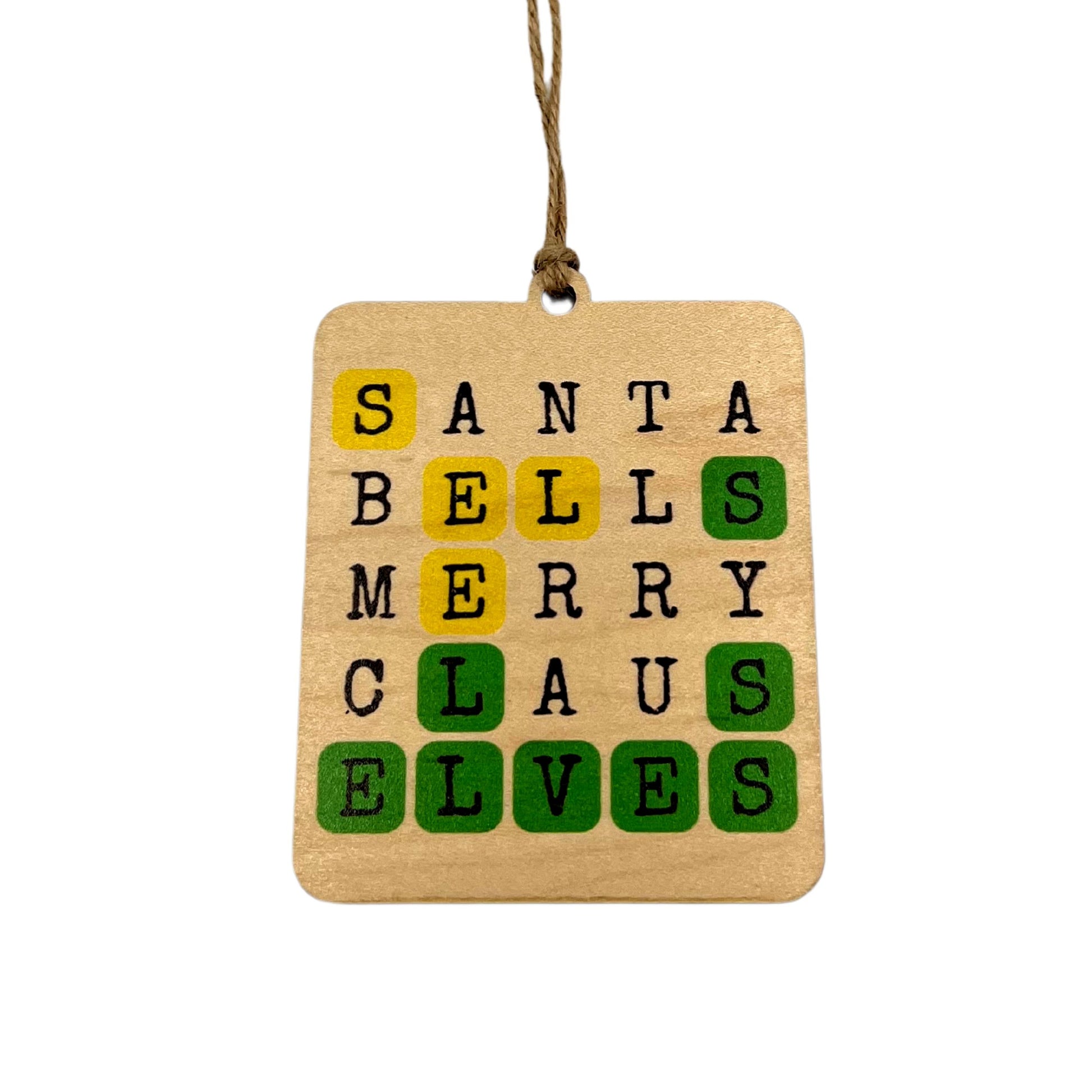 ELVES WORDLE ORNAMENT