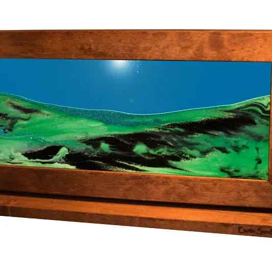 9X16 ALDER WOOD SUMMER TURQ SANDS