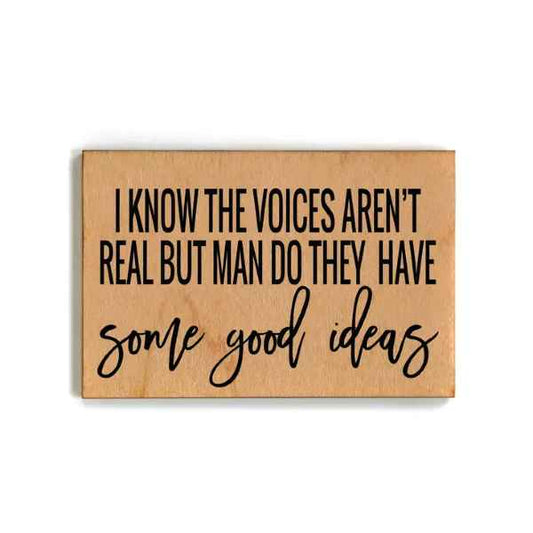 VOICES AREN'T REAL MAGNET