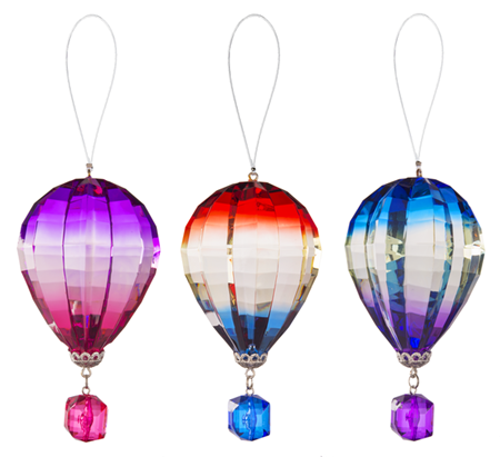 Hot Air Balloon Crystal Expressions Orn