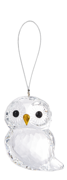 CLEAR OWL ORNAMENT