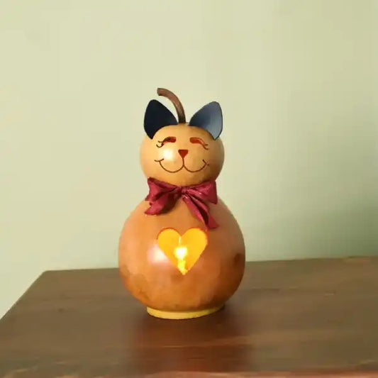 KATIE CAT SMALL LIT GOURD