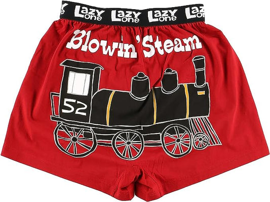 M Blowing Steam Boxers