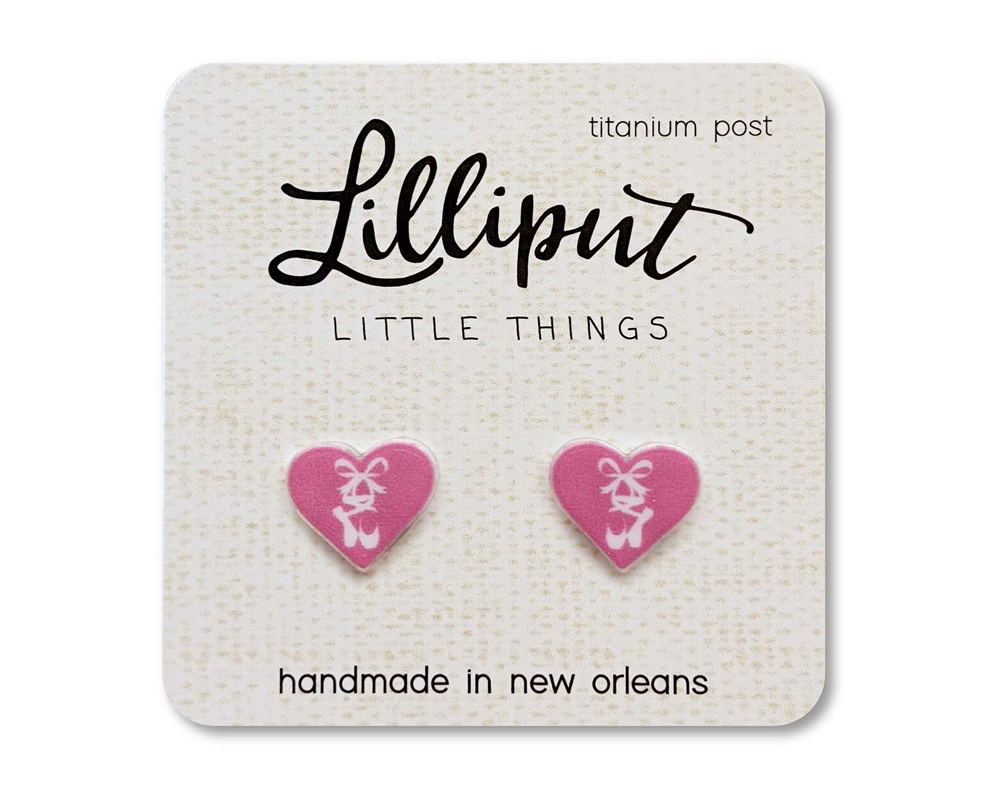 BALLET POINTE SHOE EARRINGS