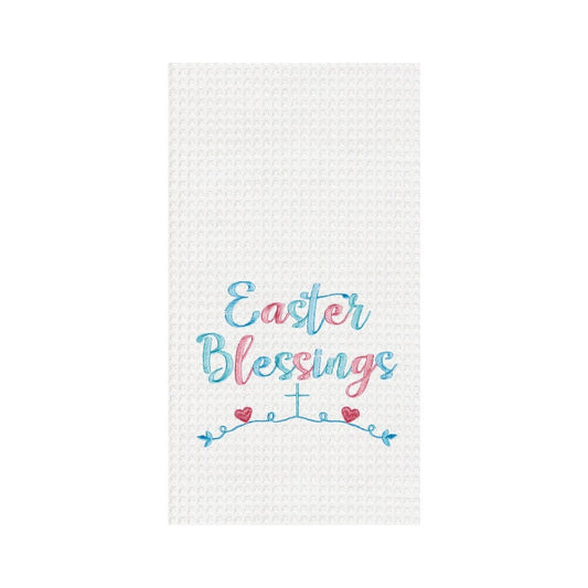 EASTER BLESSINGS Waffle TOWEL