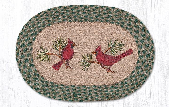 Cardinals 13X19 Jute Placemat