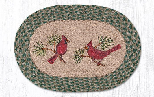 Cardinals 13X19 Jute Placemat