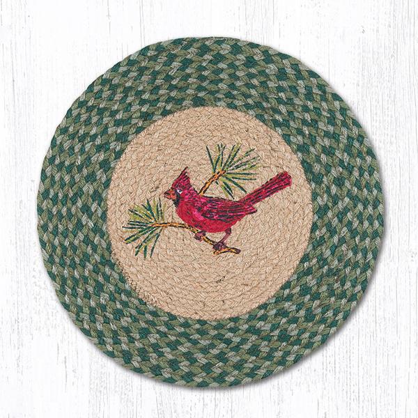 Cardinal 15" Round Jute Placemat
