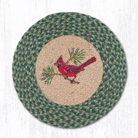 Cardinal 15" Round Jute Placemat