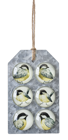 CHICKADEE MAGNET SET