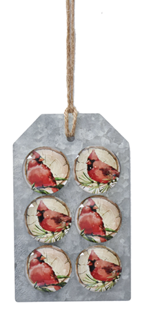 CARDINAL MAGNET SET OF 6