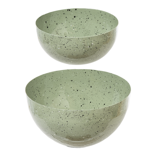 MINT ENAMELWARE BOWL SET OF 2