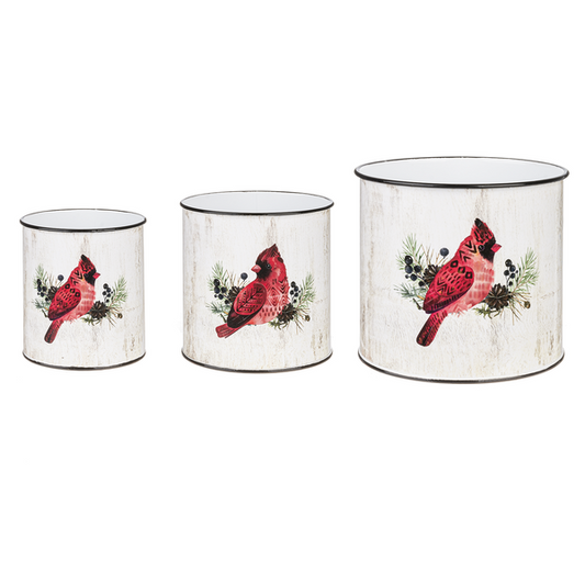 MEDIUM CARDINAL POT COVER