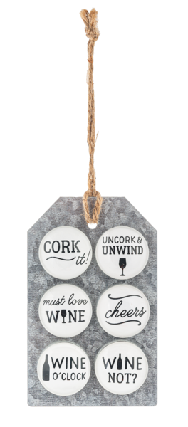 Wine Magnets Set OF 6