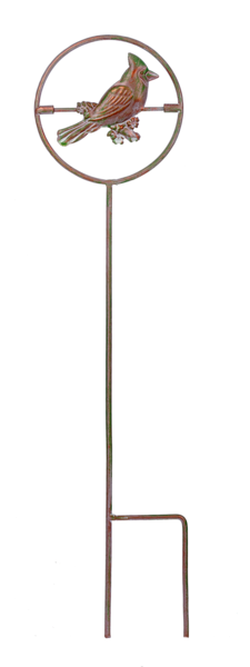 CARDINAL MINI KINETIC GARDEN STAKE