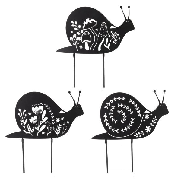Laser Cut Snail Stake