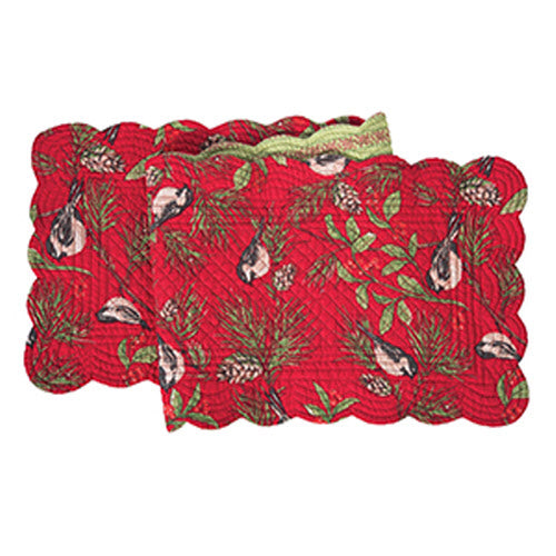 14X51 Runner Red Chickadee